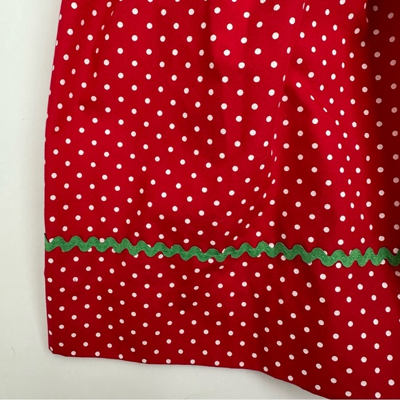 Shrimp & Grits Kids Christmas Tree Smocked Dress 18 mo - Picture 5 of 7